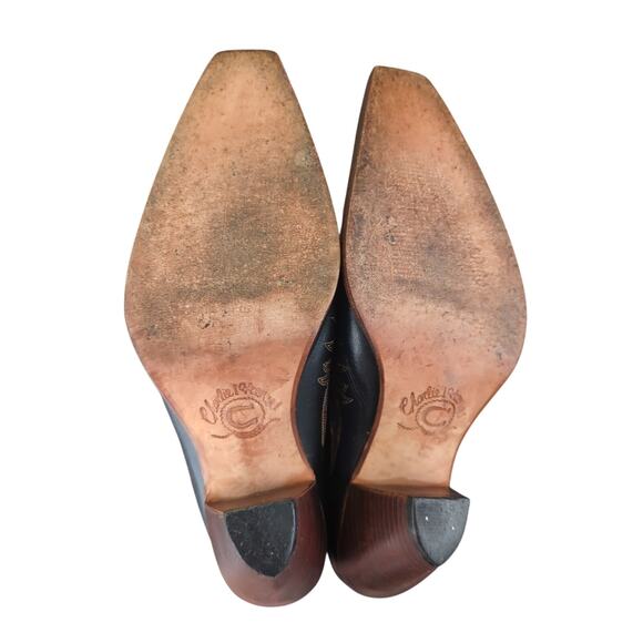 Lucchese Charlie 1 Horse Mayela Slide Western Mules Embroidered Cowgirl Sz 6.5B - Picture 7 of 8